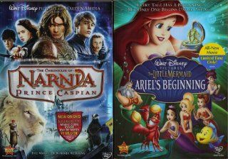 The Chronicles of Narnia Prince Caspian ,The Little Mermaid Ariel's Beginning  Walt Disney 2 Pack Collection Movies & TV