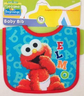 Sesame Street Beginnings Elmo Baby Bib   Newborns (0+ Months)  Baby Products  Baby