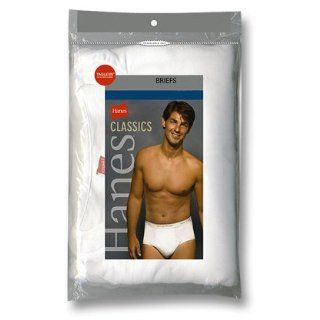 Hanes Men's Classics Brief, White, Size 42, 6 pair at  Mens Clothing store Briefs Underwear