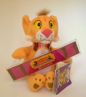 Between the Lions Leona Lion Bean Bag Plush with Bookmark Toys & Games