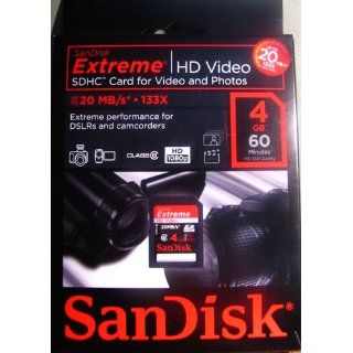 SanDisk 4GB Extreme SDHC Card Electronics