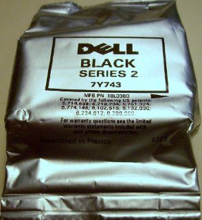 Genuine OEM Dell 7Y743 High Yield Series 2 Black (FN181) For Both Printers  A940 and A960  Factory Foil Sealed  Does Not include box. Electronics