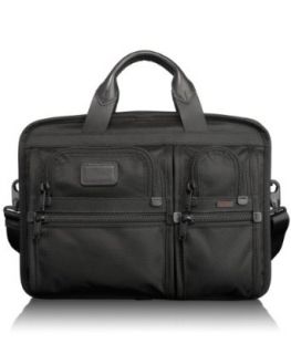 Tumi Luggage Alpha T Pass Medium Screen Laptop Slim Brief, Black, One Size Clothing