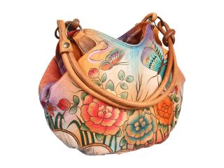 Anuschka Handbags 504 Premium Rose Antique