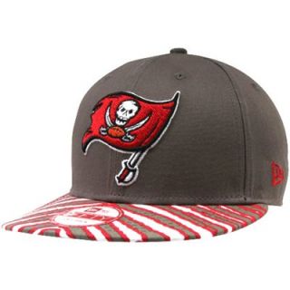 New Era Tampa Bay Buccaneers Zubaz Basic 9Fifty Adjustable Snapback Hat   Pewter