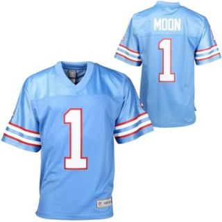 Pro Line Warren Moon Houston Oilers Retired Player Throwback Jersey   Light Blue