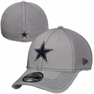 New Era Dallas Cowboys Mens Gray Neo 39THIRTY Structured Flex Hat