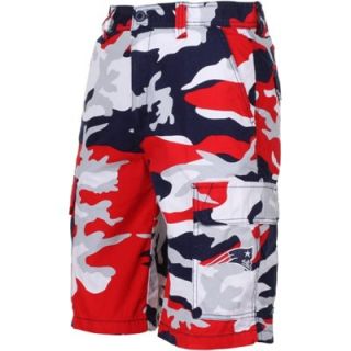 New England Patriots Tailgate Camo Shorts   Navy Blue/Red