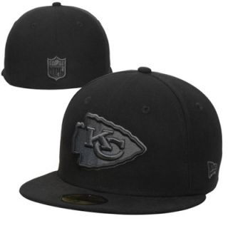 New Era Kansas City Chiefs Basic 59FIFTY Fitted Hat   Black/Gray