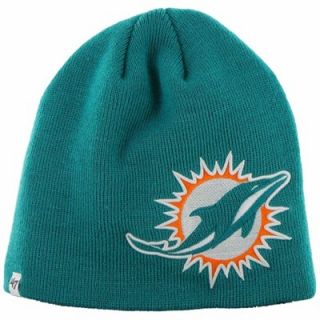 47 Brand Miami Dolphins Mammoth Knit Hat   Aqua