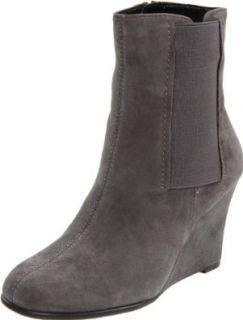 Aerosoles Women's Date Plum Wedge Boot,Dark Gray,12 M US Shoes