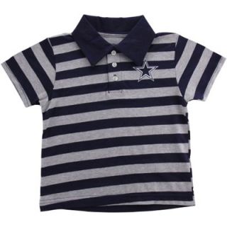 Dallas Cowboys Toddler Tuff Guy Polo   Navy Blue/Gray