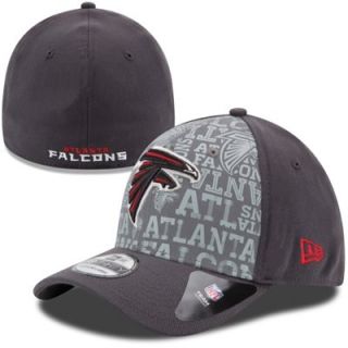 Mens New Era Graphite Atlanta Falcons 2014 NFL Draft 39THIRTY Flex Hat