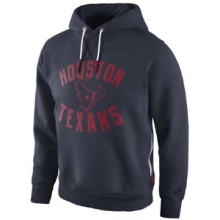 Nike Houston Texans Washed Pullover Hoodie   Navy Blue