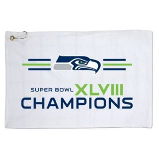 Seattle Seahawks Super Bowl XLVIII Champions 16 x 25 Sports Towel with Clip