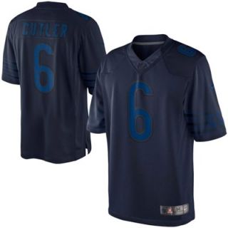 Nike Jay Cutler Chicago Bears Drenched Limited Jersey   Navy Blue