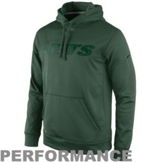 Nike New York Jets Drenched KO Performance Hoodie   Green