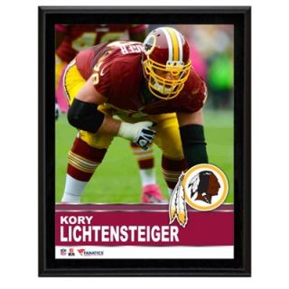Kory Lichtensteiger Washington Redskins Sublimated 10.5 x 13 Plaque