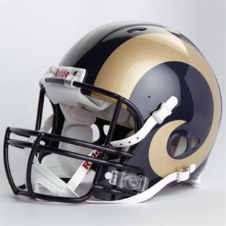 Riddell St. Louis Rams Navy Blue Revolution Authentic Full Size Helmet