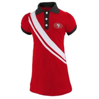 San Francisco 49ers Preschool Girls Polo Dress   Scarlet