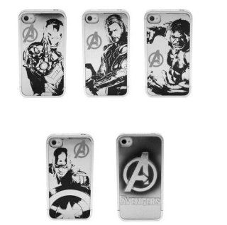 Hot Sell the Avengers Iphone Metal Case Cover Protecter for Iphone 4&4s  Five Different Types Cell Phones & Accessories