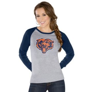 Touch by Alyssa Milano Chicago Bears Ladies Fan for Life Sweater   Ash
