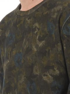 Floral camo print cotton sweatshirt  Valentino  I