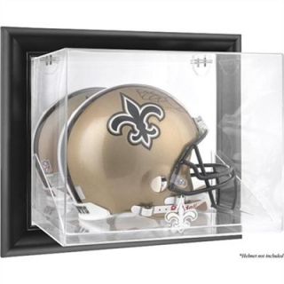 New Orleans Saints Black Framed Wall Mounted Helmet Display