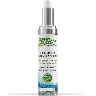 Triple Action Vitamin C Serum + Hyaluronic Acid For Your Face   Contains THREE Forms of Vitamin C For Better Results   Pure, Undiluted, & NO FILLERS   Vitamin C+ Hyaluronic Acid Serum Will Leave Your Skin Radiant & More Youthful Looking By Neutrali