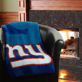 New York Giants 50 x 60 Strobe Sherpa Throw Blanket