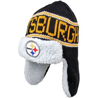 47 Brand Pittsburgh Steelers Yeti Trooper Knit Ski Hat  Black