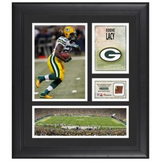 Eddie Lacy Green Bay Packers Framed 15 x 17 Collage with Game Used Football