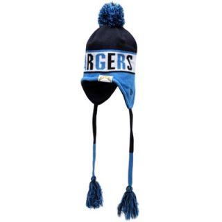 New Era San Diego Chargers Crayon Box Knit Tassel Hat with Pom   Navy Blue