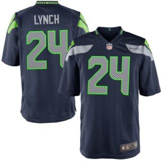 Nike Marshawn Lynch Seattle Seahawks Toddler Game Jersey   College Navy