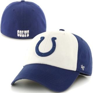 47 Brand Indianapolis Colts New Freshman Fitted Hat   Royal Blue/White