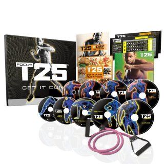 Shaun T's FOCUS T25 Base Kit   DVD Workout  Exercise And Fitness Video Recordings  Sports & Outdoors