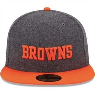New Era Cleveland Browns Melton Basic 59FIFTY Structured Fitted Hat