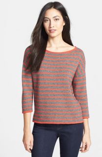 Eileen Fisher Bateau Neck Boxy Sweater (Regular & Petite)