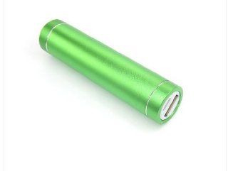 Smart Emergency Portable USB Power Bank Backup Battery Charger Best for Iphone 3g, Iphone 4s, Android Cellphones Galaxy S2, Galaxy S3, Black Berry most Smartphones with USB for Charging Att, Sprint, Tmobile 2600 Mah different Colors stick Shape (Green) C