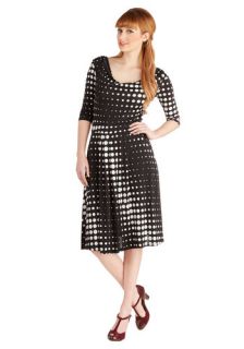 Countdown to Business Dress in Dots  Mod Retro Vintage Dresses