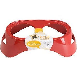 Bowlmates by  Small Red Double Elevated Base  Pet Bowls 