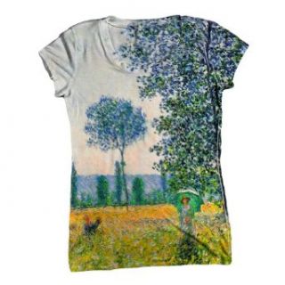 Yizzam  Monet  "Sunlight Effect" (1887)  Tagless  Womens Shirt Clothing