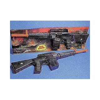 Assault Rifle W/ Sound Effect (Color Varies Black or Blue) Toys & Games