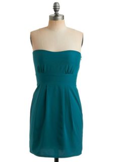 A Teal to Tell Dress  Mod Retro Vintage Solid Dresses