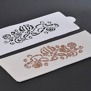 Crown Pattern Cake Side Fondant Stencil For Enhancing The Look Of Your Cake Kitchen & Dining