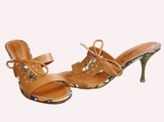YSL Shoes Yves Saint Laurent Rive Gauche Heels Arlequin Sandals  OnlyModa, 35 Shoes