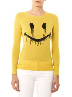 Smiley face sequin sweater  Markus Lupfer