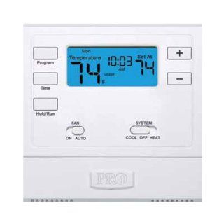 PRO1 IAQ T715 Touchscreen 5/1/1 Programmable Electronic Thermostat   Programmable Household Thermostats  
