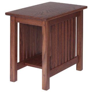 Shop 15" Mission Solid Oak End Chairside Table  #4502 at the  Furniture Store. Find the latest styles with the lowest prices from The Oak Furniture Shop