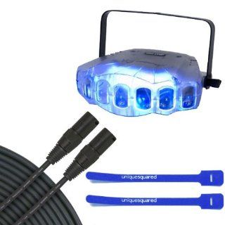 American DJ JellyFish RGBW LED Effect Light w/ 25' DMX Cable & Cable Ties Musical Instruments